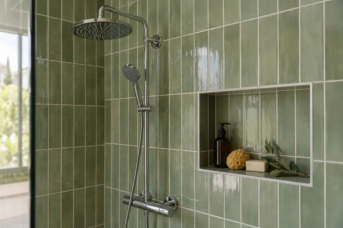 Inspiration : Faïence et murs de salle d’eau