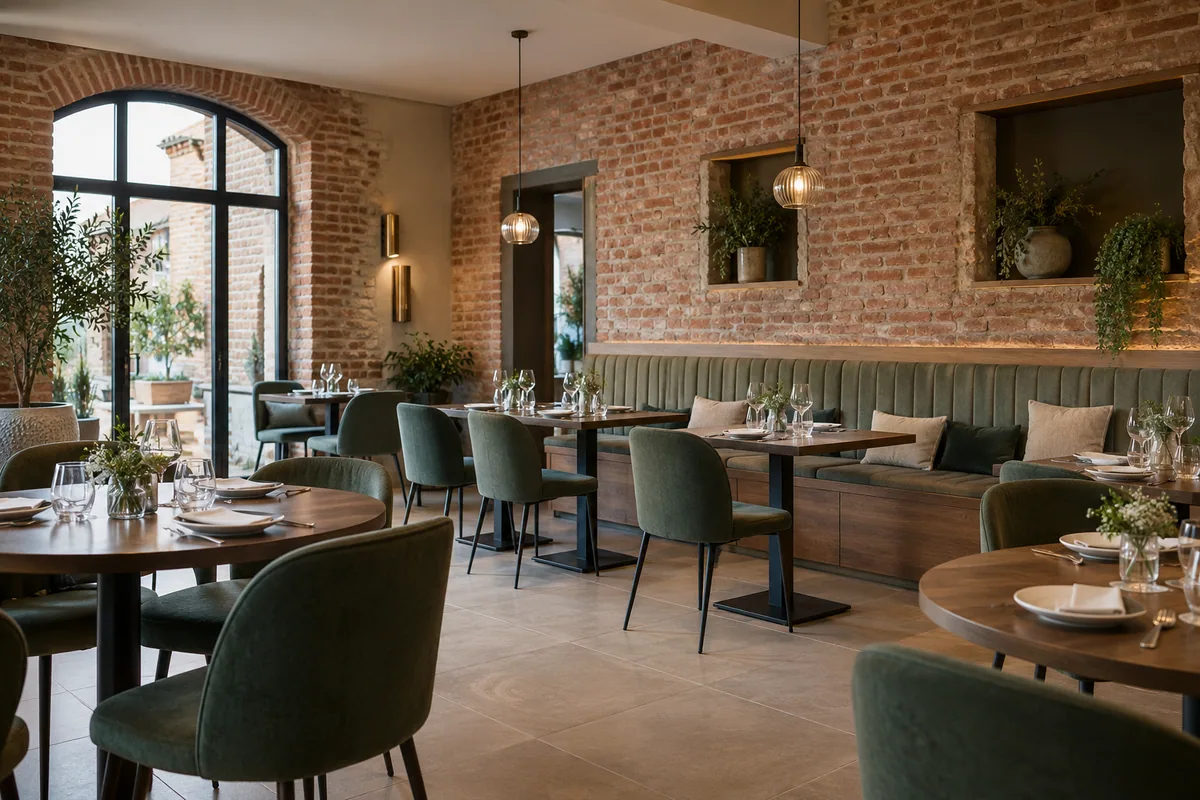 Inspiration : Salle de restaurant et finitions