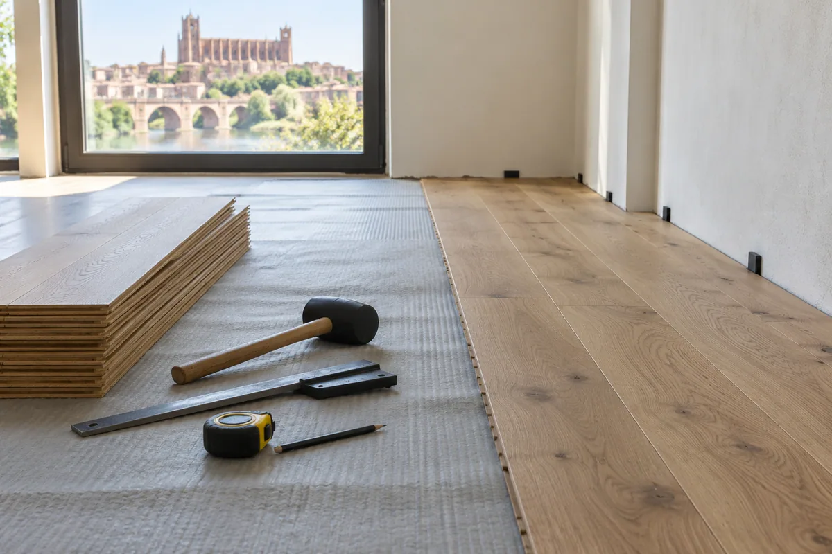 Inspiration : Sous-couche et pose de parquet