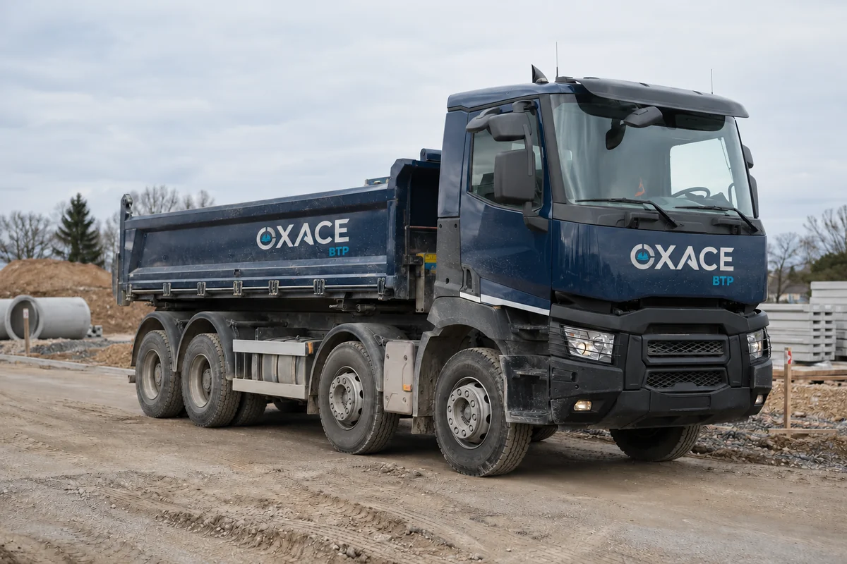 Inspiration : Camion benne avec chauffeur